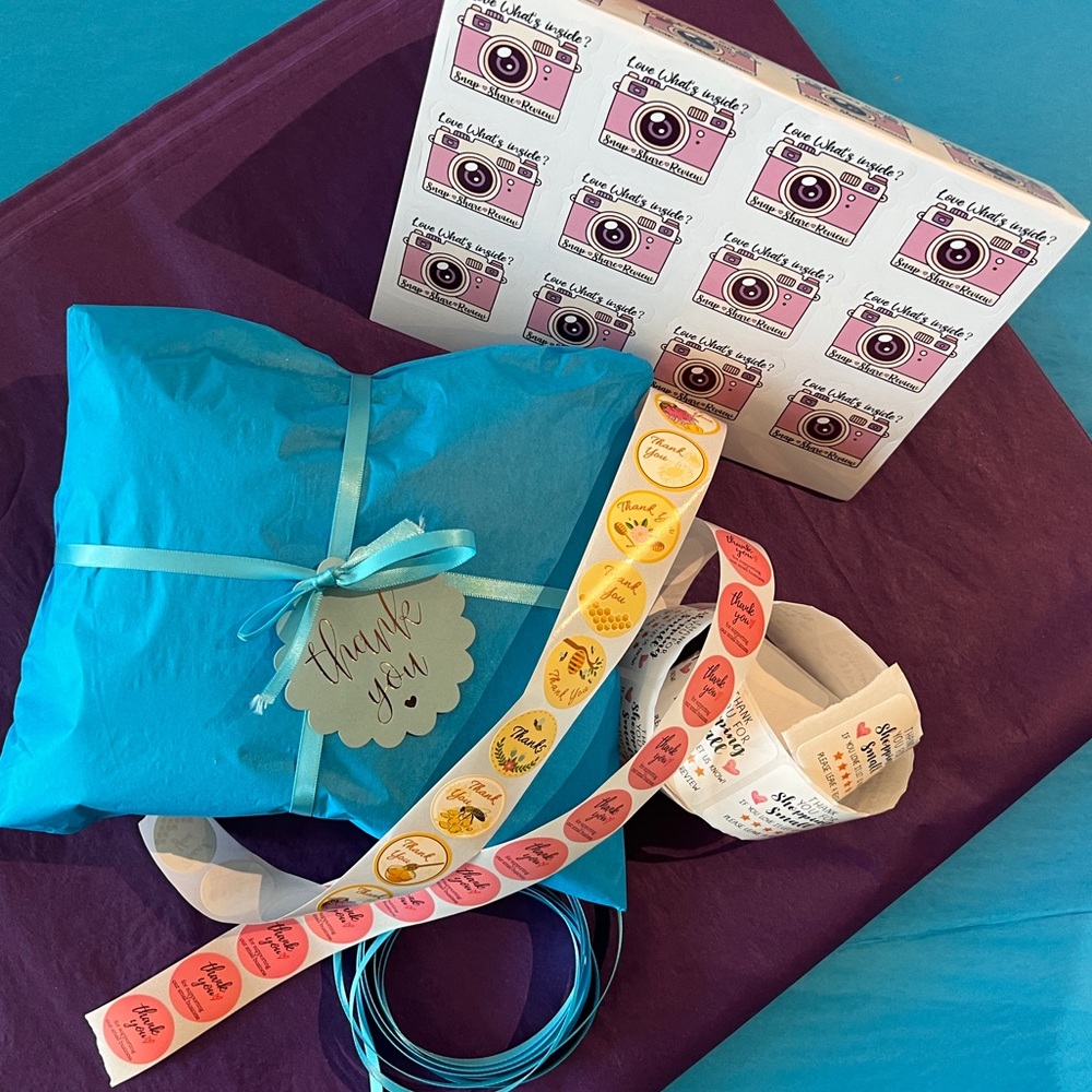 The Blue & Purple Posher's Sales / Gift / Mailing Kit